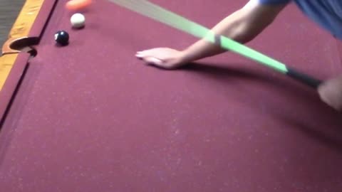 5 BALL BANK TO THE CORNER POCKET!