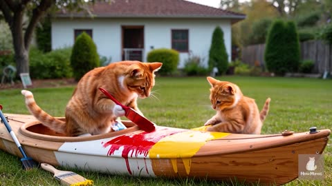 Mama Cat Take Cares for Kitten Accident While Skateboard 🐾😿❤️ A Touching Recovery Story