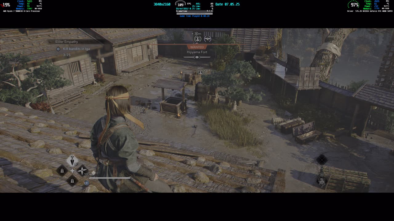 Assassin's Creed Shadows 4K Hdr Pc Gameplay 9800X3d Rtx 4080 Super