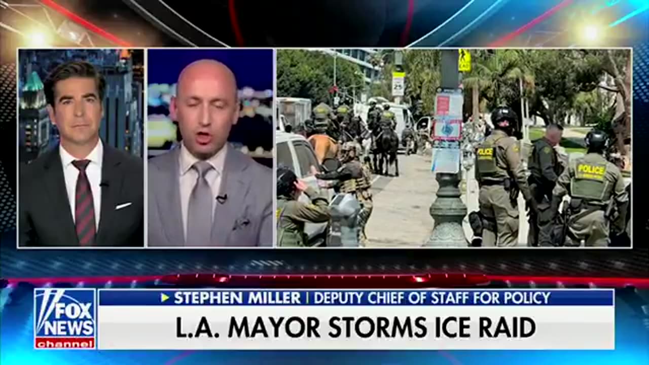🚨BREAKING: Stephen Miller declares that the Democratic Party is participating in an insurrection,...