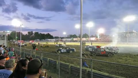 JULY 9 2016 Clinton County Demolition Derby Pt 2