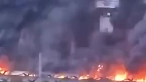 Georgia Burns After Massive Fire Engulfs Market Near Railway Station in Tbilisi