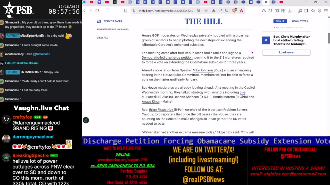 Patriots' Soapbox NEWS - LIVE 24/7!