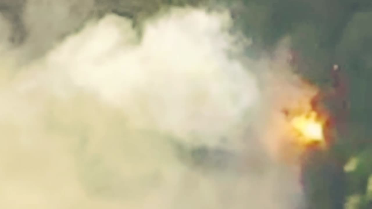 Russian Iskander-M Ballistic missile strike