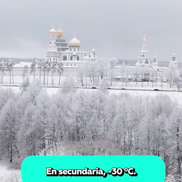 🥶 Residente rusa de México señala la temperatura a la que suspenden las clases escolares en Rusia