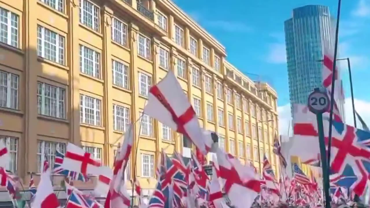 Hundreds of thousands already pack the streets of central London as we Unite