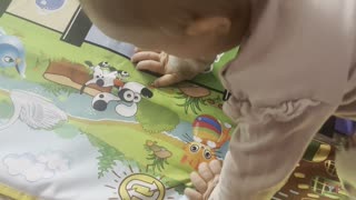 Kayla Got a Music Mat for Christmas 🎶🎄 (So Fun!)