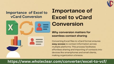Download WholeClear Excel to vCard Converter – Accurate Contact Conversion