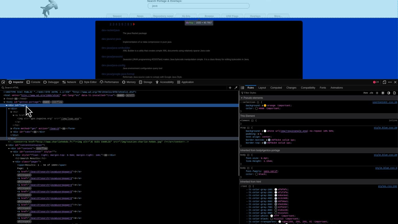 UserCSS: хочу поменять дизайн чужого сайта, на примере gpo.zugaina.org