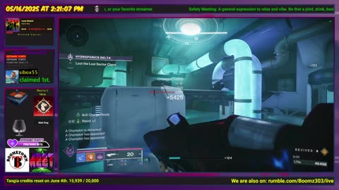 Destiny 2: 5-16-25 Hydroponics Delta is the Lost Sector. Void/Strand Surge.