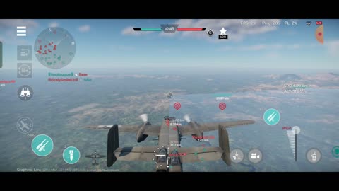 War Thunder - American planes gameplay - P-51 , B-25