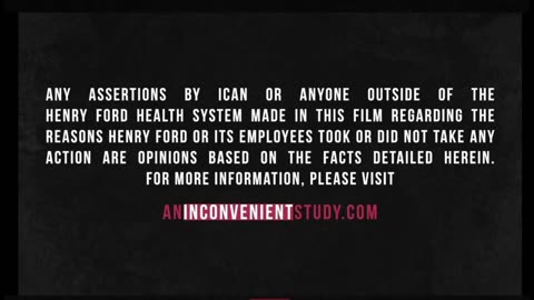 An Inconvenient Study