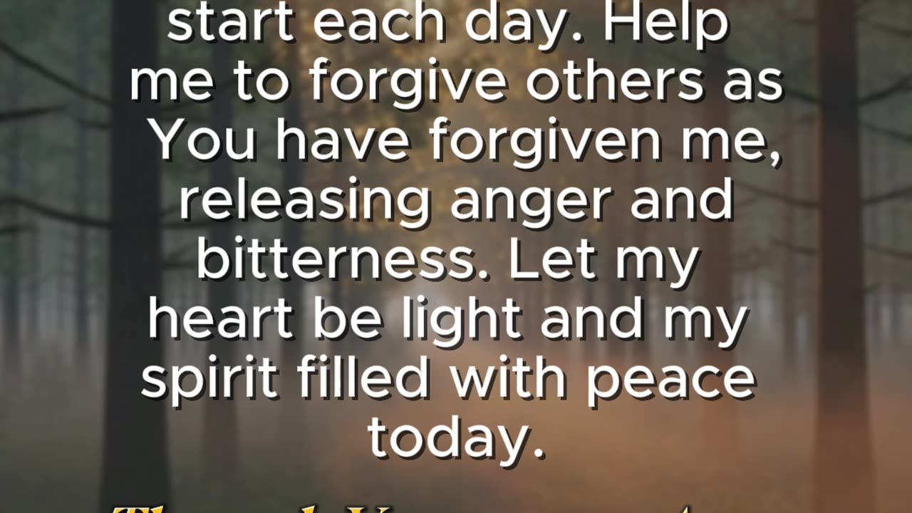Begin Your Day With Forgiveness ✝️