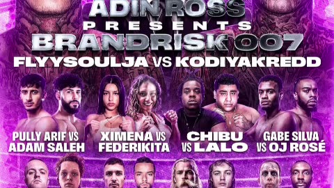 Adin ross is holding a event on may 16 on boxing event on kick 05/11/25