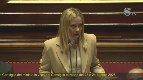 Giorgia Meloni Non sono favorevole ad allargare il voto a maggioranza in UE