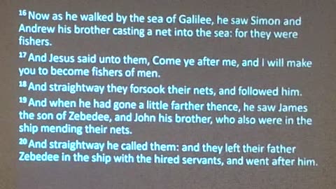 Lessonms from the Gospel of Mark