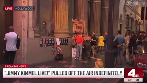 Jimmy Kimmel spotted leaving the studio after his show was pulled off the air indefinitely