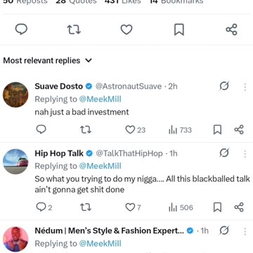 Blackballed? Meek Mill asks for funding