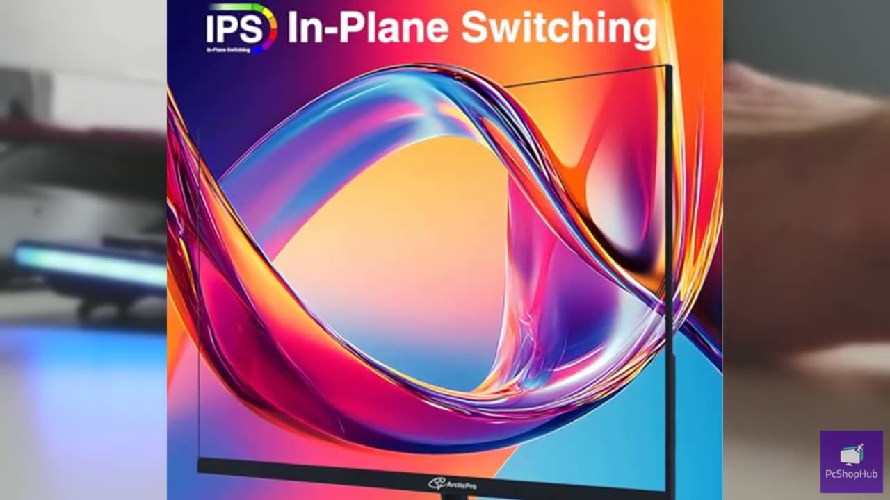 ArcticPro 24inch Computer Monitor, FHD 1080p, 144Hz Office and Gaming Monitor, I