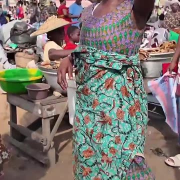 Rural African village market