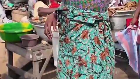 Rural African village market