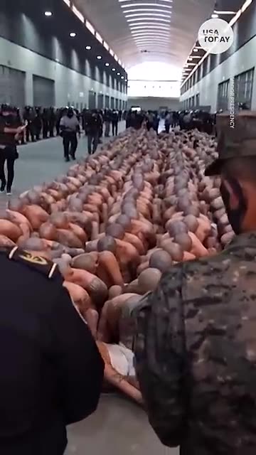 El Salvador transports 2,000 gang members to new prison | USA TODAY