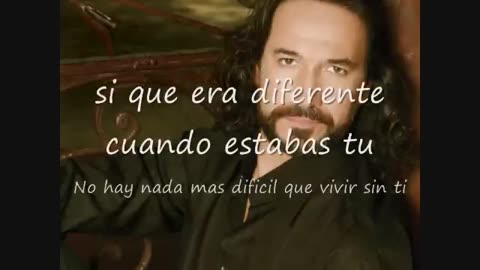 Marco Antonio Solis- Si No Te Hubieras Ido con letras