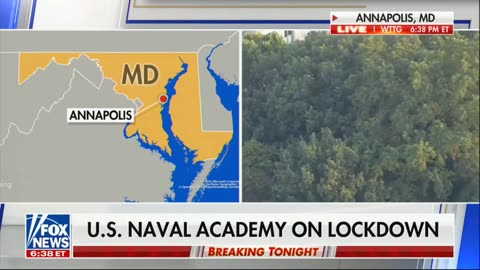 Naval Academy on lockdown in Annapolis Maryland