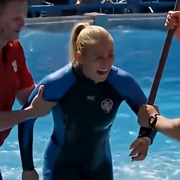 "Jessica the Dolphin Trainer ATTACKED! 🐬😱 | Shocking Ocean Moment"