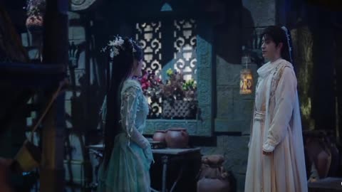 Fan Yue & Bai shuo moonlight mystique chong zhao and fu ling having dinner episode 30