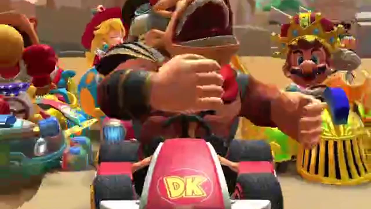 Mario Kart Tour - Cups All Cleared Animation (5th Anniversary Tour Ending Cutscene)