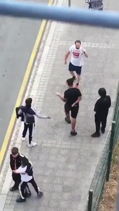 “Taking your baby out for a stroll in urban Spain 🇪🇸”