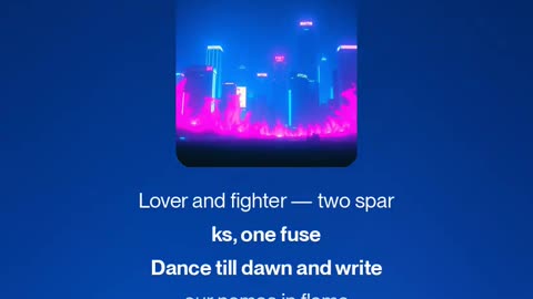 Light the night, feel the rush...