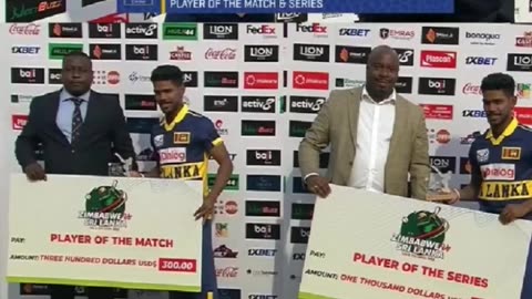 Sri Lanka beat Zimbabwe by 5 wkts in the 2nd ODI. Won series 2-0.
