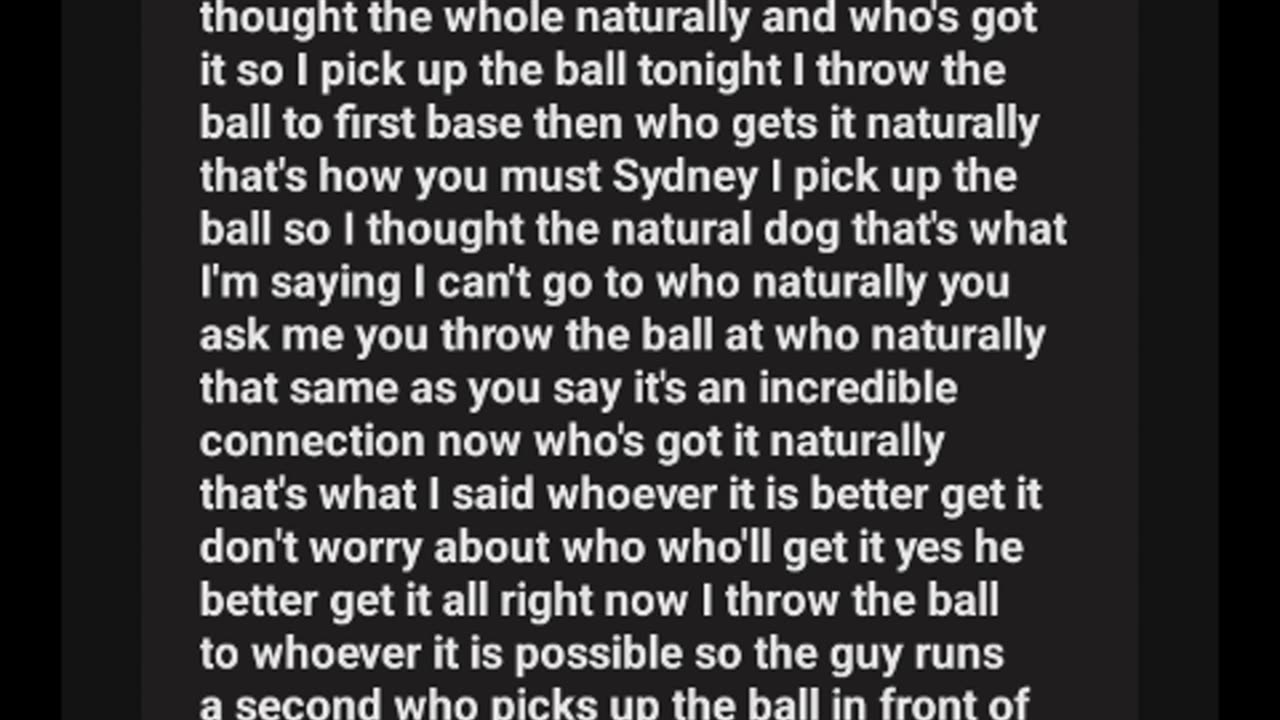 View "WHOS ON FIRST"