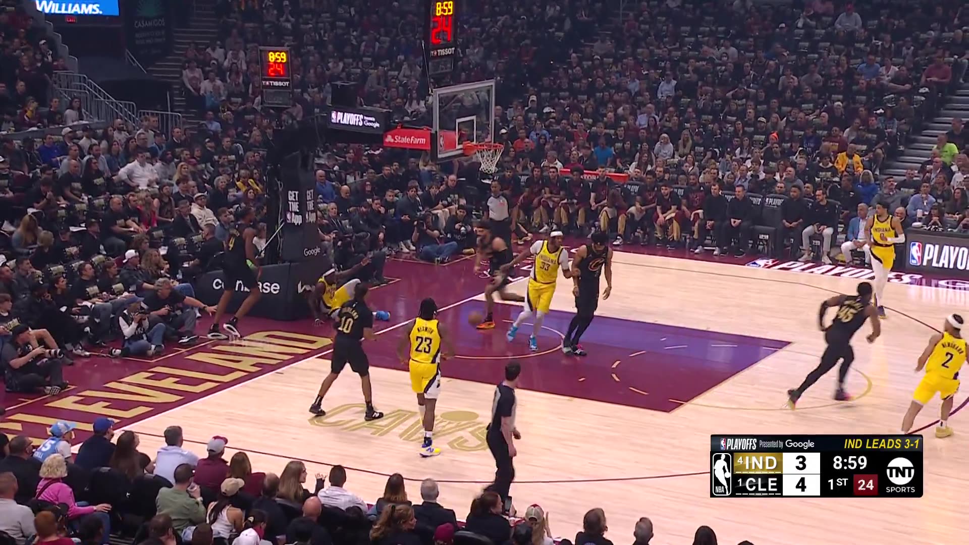 NBA - Pascal Siakam with an impressive reverse layup ๐ค