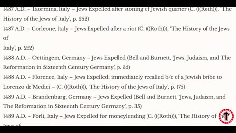 THE FUTURE IS THE PAST: The Complete List of Jewish Expulsions