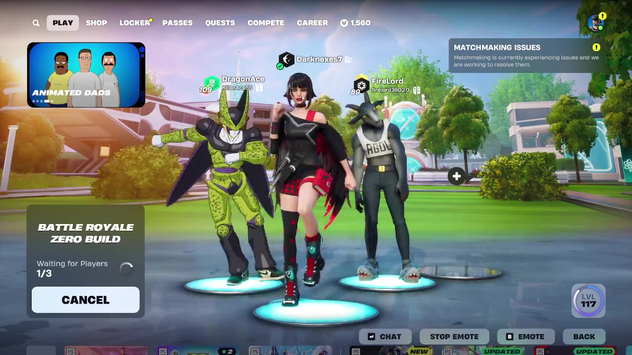 Fortnite with Fire and Ace lots of new updates