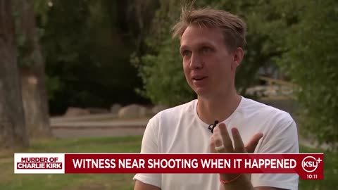 Witness close to Charlie Kirk assassination fears what it means for the nation