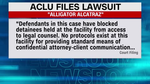 Judge to weigh detainees' legal rights at 'Alligator Alcatraz' in Florida Everglades
