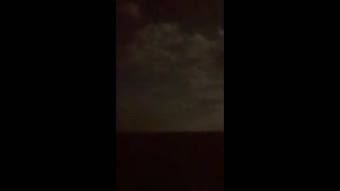 Women Records UFO Shooting off in Mexico