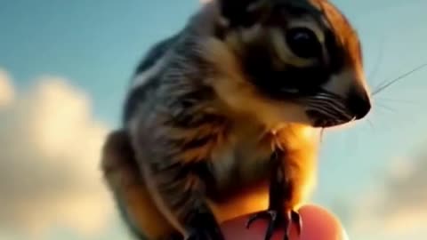 Baby Squirrel Chaos in the Cutest Way Possible! 🐿️😂 #shorts #cuteanimals #cute #viral #viralshorts