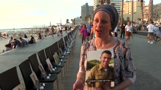 Tel Aviv installation commemorates fallen Israeli soldiers