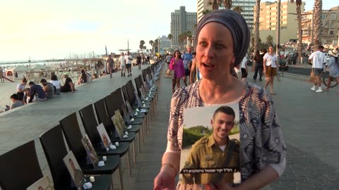 Tel Aviv installation commemorates fallen Israeli soldiers