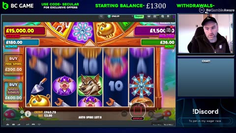 Real Money Casino Gambling @BCgame - !discord to join my wager race! #slots #casino #bcgame