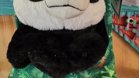 Walt Disney World Baby Panda in a Hoodie Pouch Blanket Plush Doll #shorts