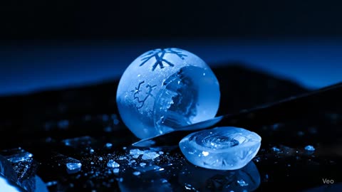 ASmr ice boll cuting