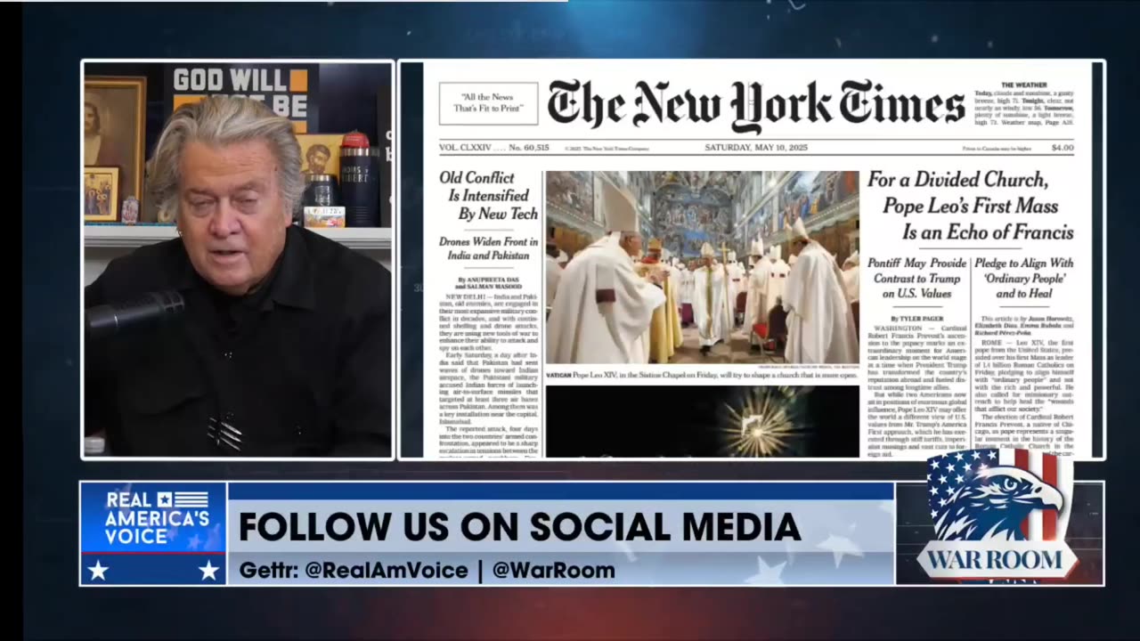 Steve Bannon Confirms... The prophecies of St. Francis have come to pass.