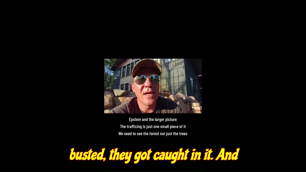 Epstein And The Larger Picture Of It All .......