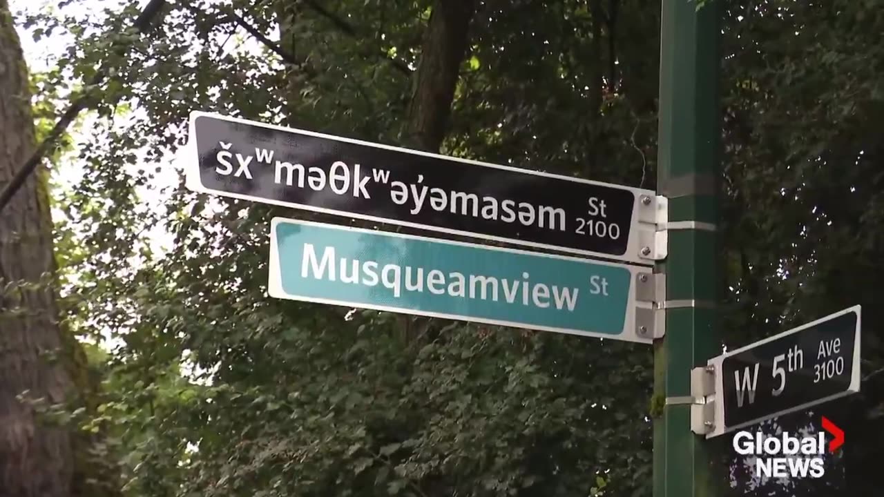Canada: Aboriginal Street Name